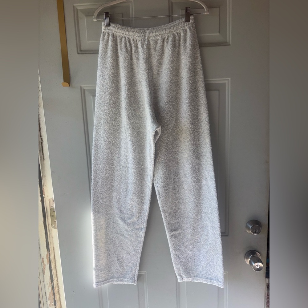 Cal Cru ecru terry lounge pants size S/M